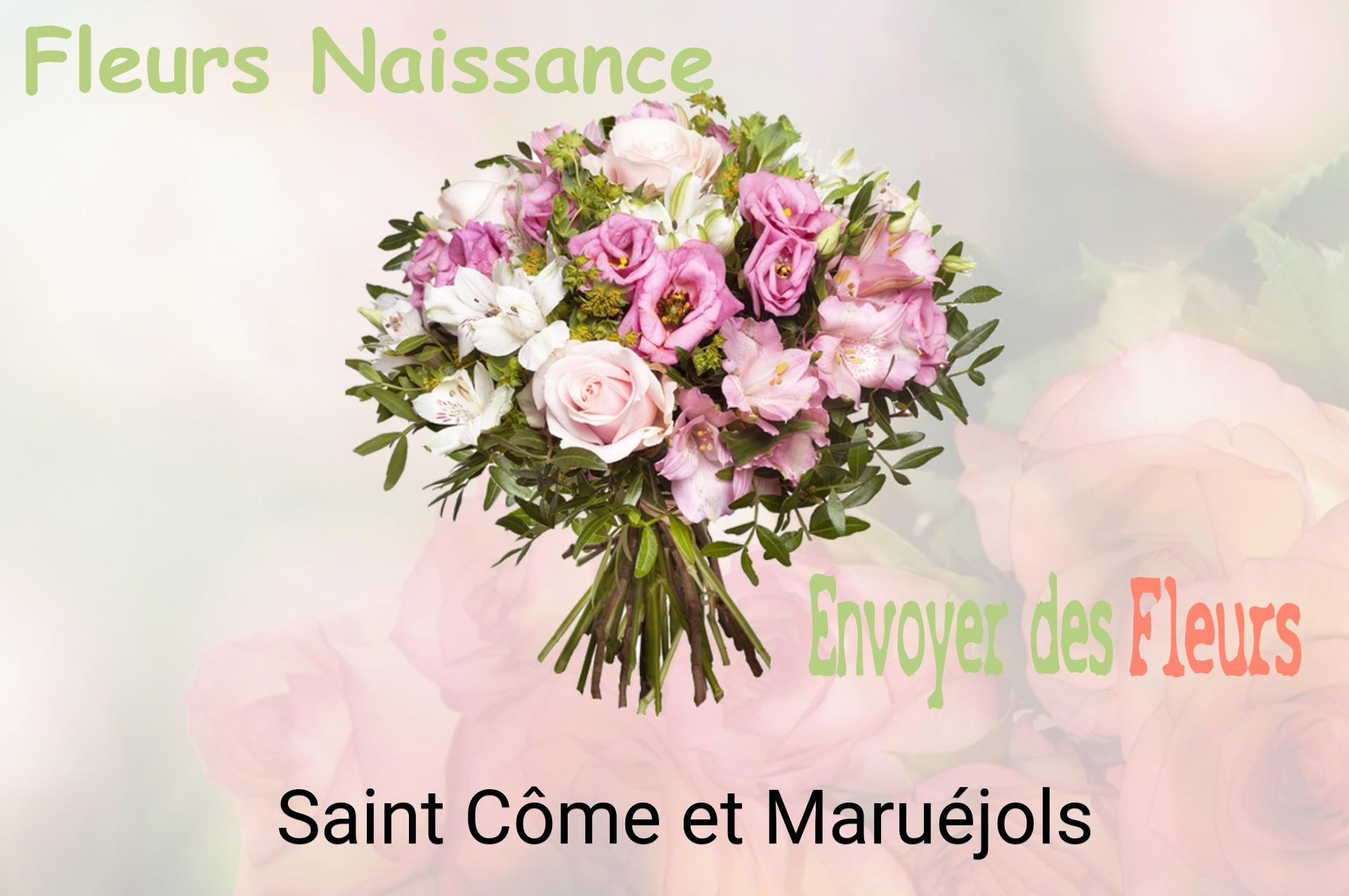 Bouquet de fleurs de naissance livré à Saint-Côme-et-Maruéjols